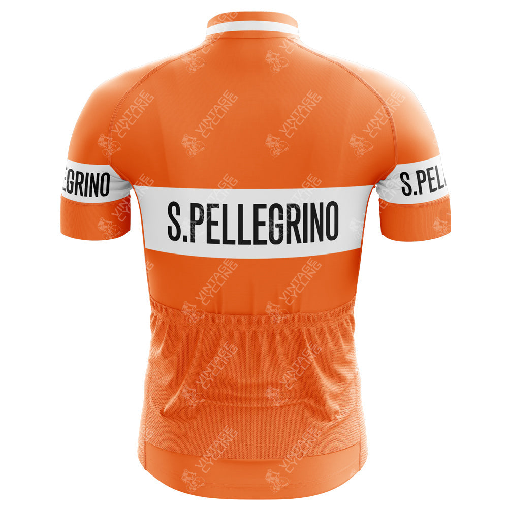 San Pellegrino Short Sleeve Retro Cycling Jersey