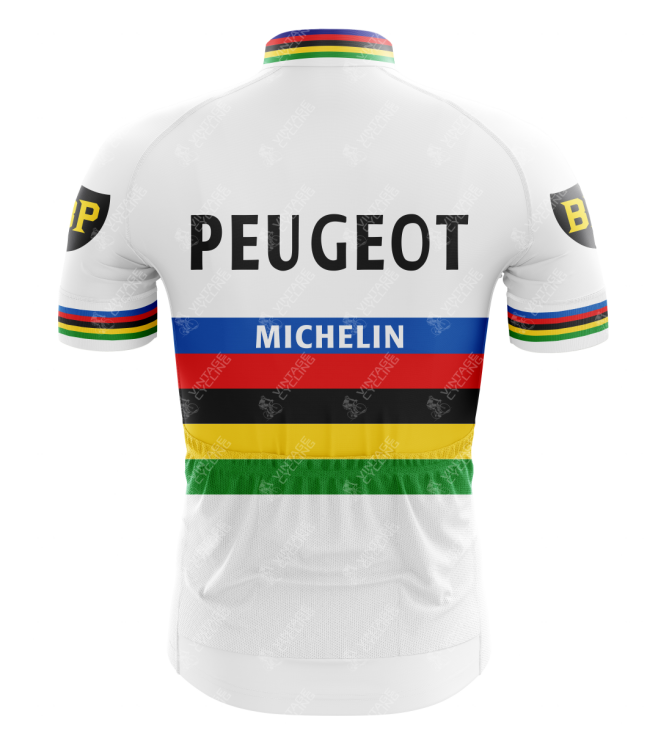 Peugeot BP Michelin Retro Cycling Jersey