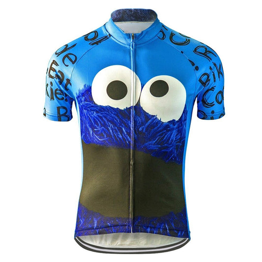 Cookie Monster Ride Eat Retro Cycling Jersey