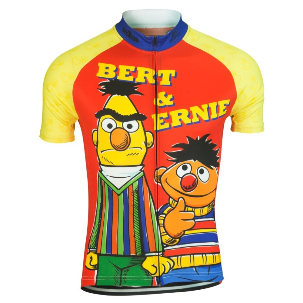 Bert & Ernie Sesami Street Retro Cycling Jersey