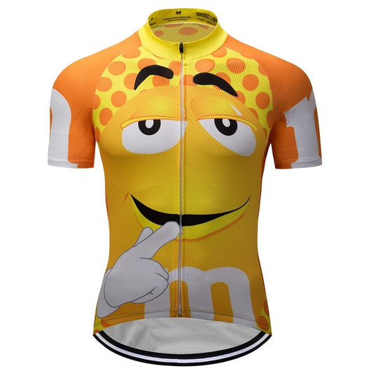 M&Ms Yellow Cycling Jersey