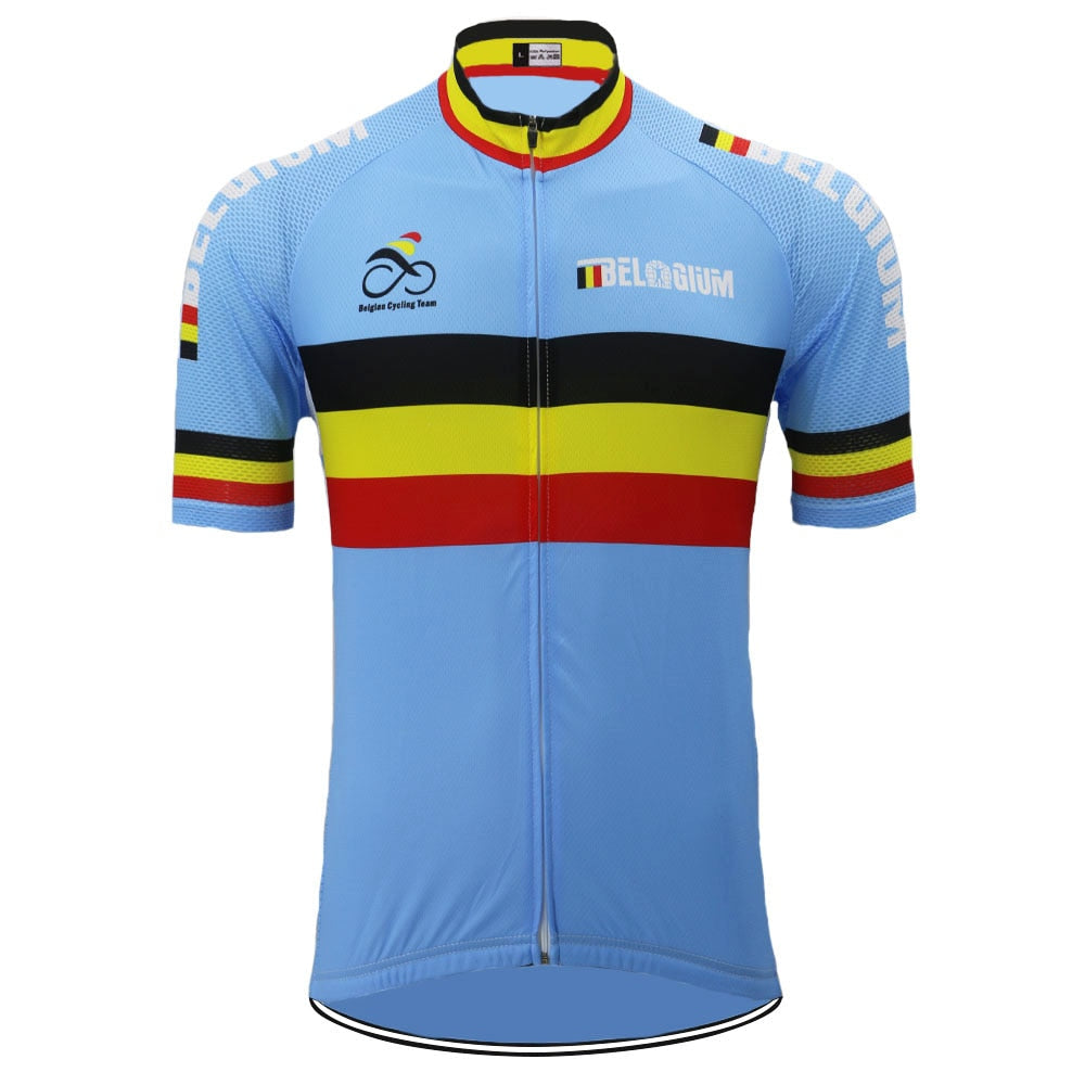 Belgium Cycling Team Retro Cycling Jersey